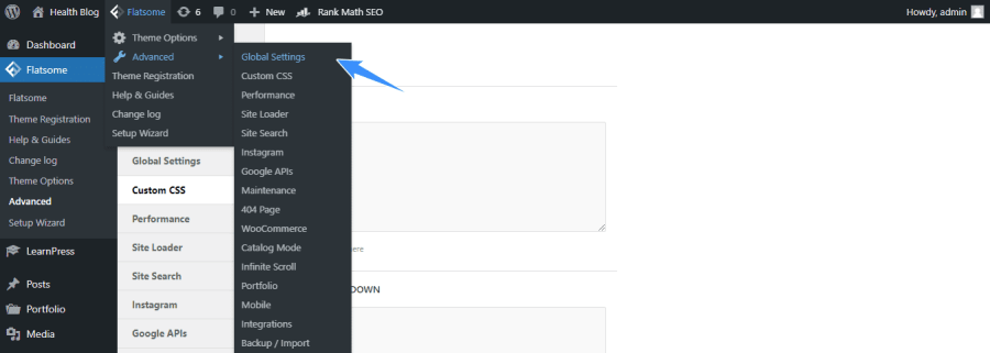 hướng dẫn sử dụng flatsome tùy chỉnh css và javascript