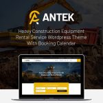 Antek – Construction Equipment Rentals WordPress Theme
