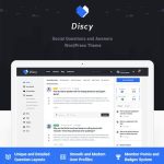 Discy – Social Questions and Answers WordPress Theme