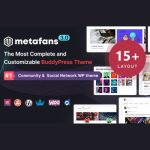MetaFans – Community & Social Network BuddyPress Theme
