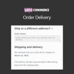 Order Delivery for WooCommerce