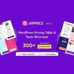 ARPrice – WordPress Pricing Table Plugin