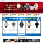 Web mẫu – Shop bán đồng hồ đẹp