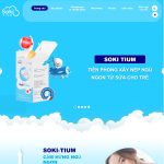 Web mẫu – Shop bán sữa ngủ ngon cho bé