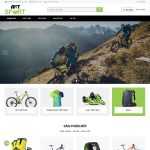 Web mẫu – Bán đồ thể thao, xe đạp, đồ bảo hộ