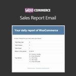 Sales Report Email for WooCommerce