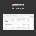 Tab Manager for WooCommerce