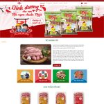 Web mẫu – Công ty thực phẩm bán Xúc xích