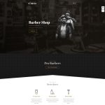 Web mẫu – Shop dịch vụ cắt tóc Barber shop