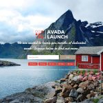 Web mẫu – Trang landing page sắp ra mắt dịch vụ Launching