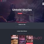 Web mẫu – Chương trình và sự kiện âm nhạc Music