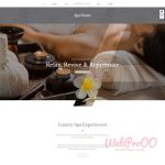 Web mẫu – Dịch vụ thư giãn Spa