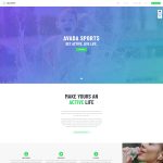 Web mẫu – Dịch vụ thể thao, rèn luyện sức khỏe Sports