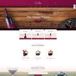 Web mẫu – Shop bán Rượu Vang Winery