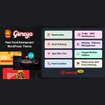 Gloreya – Food Ordering & Delivery Restaurant WordPress Theme