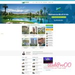 Web mẫu – Bất động sản Đất mới