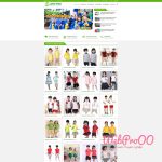 Web mẫu – Cửa hàng bán đồng phục học sinh