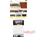 Web mẫu – Học viện dạy nghề tóc