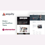 Aequity – Law WordPress Theme
