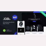 Aldo | Gutenberg WordPress Theme Black & White