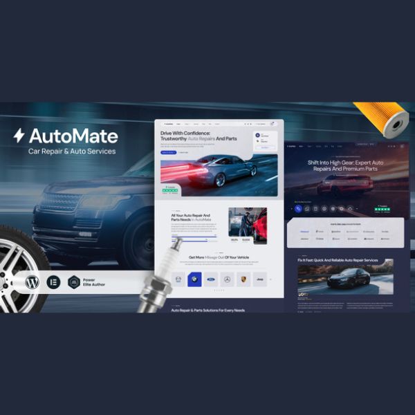 AutoMate - Car Repair & Auto Services WordPress Theme