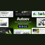 Autoev – Electric Vehicle Charging WordPress Theme