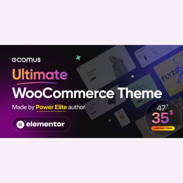 Ecomus - Multipurpose WooCommerce Theme