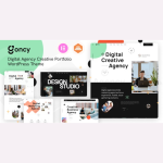 Goncy – Digital Agency & Creative Portfolio WordPress Elementor Theme