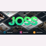 Joss – Personal Portfolio WordPress Theme