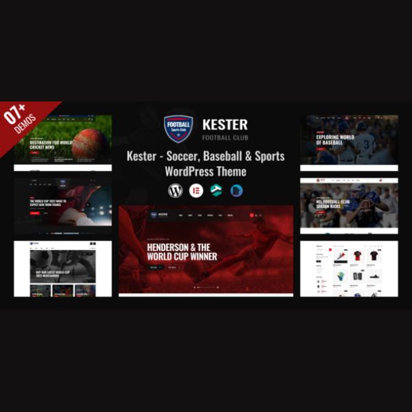 Kester - Soccer Club & Sports News WordPress Theme