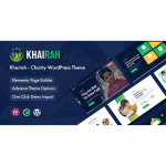 Khairah – Charity WordPress Theme