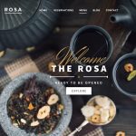 Rosa an exquisite restaurant wordpress theme