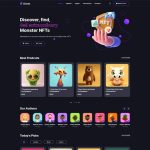 Axies NFT Portfolio Elementor Template Kit