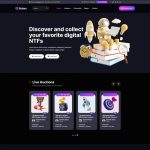 Bidzen NFT Sales Elementor Template Kit