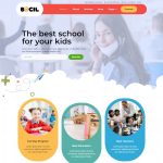 Bocil – Children Kindergarten Elementor Template Kit