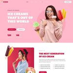 Connie – Ice Cream Shop Elementor Template Kit