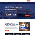 Ekspress – Shipping Logistic and Courier Service Template Kit