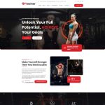 Fitrainer – Gym & Fitness Elementor Template Kit