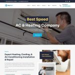 Heyheat – Air Conditioner Services Elementor Template Kit