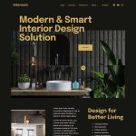 Interoom – Interior Design Agency Elementor Template Kit