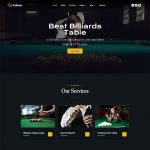 Kdbas – Billiard Club Elementor Template Kit