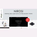 Nirosi – Minimal & Clean Watch Store Shopify Theme