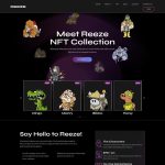 Reeze – NFT Portfolio Elementor Template Kit