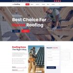 Roofting – Repair Construction Elementor Template Kit