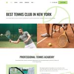 Serve Tennis Club Elementor Template Kit