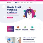 Sirus – Coronavirus (COVID-19) Medical Prevention Elementor Template Kit