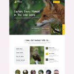 Wildzy Wildlife Photography Elementor Template Kit