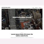 Aperture Real Estate WordPress Theme