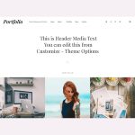 CleanPortfolio WordPress Theme