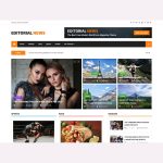 Editorial News WordPress Theme